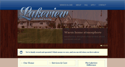 Desktop Screenshot of lakeviewassistedliving.com